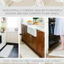Anti Fatigue Mat by Laurel Lane Co. – Designer Anti Fatigue Mats for Kitchen Floor, Kitchen Mats for Floor, Desk Mat – Cushioned 0.75" Thick – Stain Resistant – Non-Skid Bottom – 20" x 60", Pattern Villa Vines