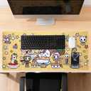 tokidoki Cute Mouse Pad for Desk, Kawaii Gaming Mouse Pad, Large XXL Computer Laptop Mice Pad 3mm Anti-Slip Rubber Base with Stitched Edges for Gamer, Office & Home 35.43 x 15.75 in