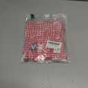 Kuriozud Valentines Day Outfit Baby Girl Bubble Romper Spaghetti Strap Onesie My First/1st Valentines Day Clothes Clothing (3-6 Months, Red Usa)