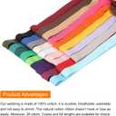 PATIKIL Cotton Twill Tape 1 Inch 50 Yards Cotton Ribbon Bias Binding Tape Herringbone Webbing Trim for Sewing Gift Wrapping Craft DIY Light Purple