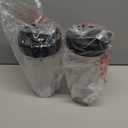 Blender Replacement Parts for Ninja, 24oz Ninja Blender Cups with To-Go Lids, 7 Fins Extractor Blade, Compatible with Nutri Ninja Auto iQ Blenders BL2012 BN801 BL480-30 BL640-30 BL642-30 NN100-30