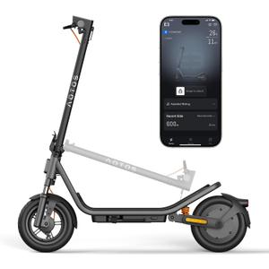AOTOS Electric Scooter for Adults, 20 MPH, 44/28 Miles Range, 750W/650W Peak Motor, 12" Tubeless Tires, Suspension System, Foldable Commuter E Scooter with APP, Dual Brakes & Turn Signals, UL2272