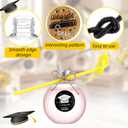 LemonRoad 40 Set 20 Set Graduation Balls Refillable Drink Ball with Graduation Themed Stickers and Straws Spherical Plastic Potion Bottle Plastic Fillable Ornament Balls for Class of 2026 Party