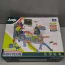 Dinosaur Track Toy, Electric Simulated Scenario Car Road, Children's Competition Race Track, Music Adventure Directing Traffic Car Ramp Toy, Christmas New Year Birthday Gift for Kids Toddlers 3-12