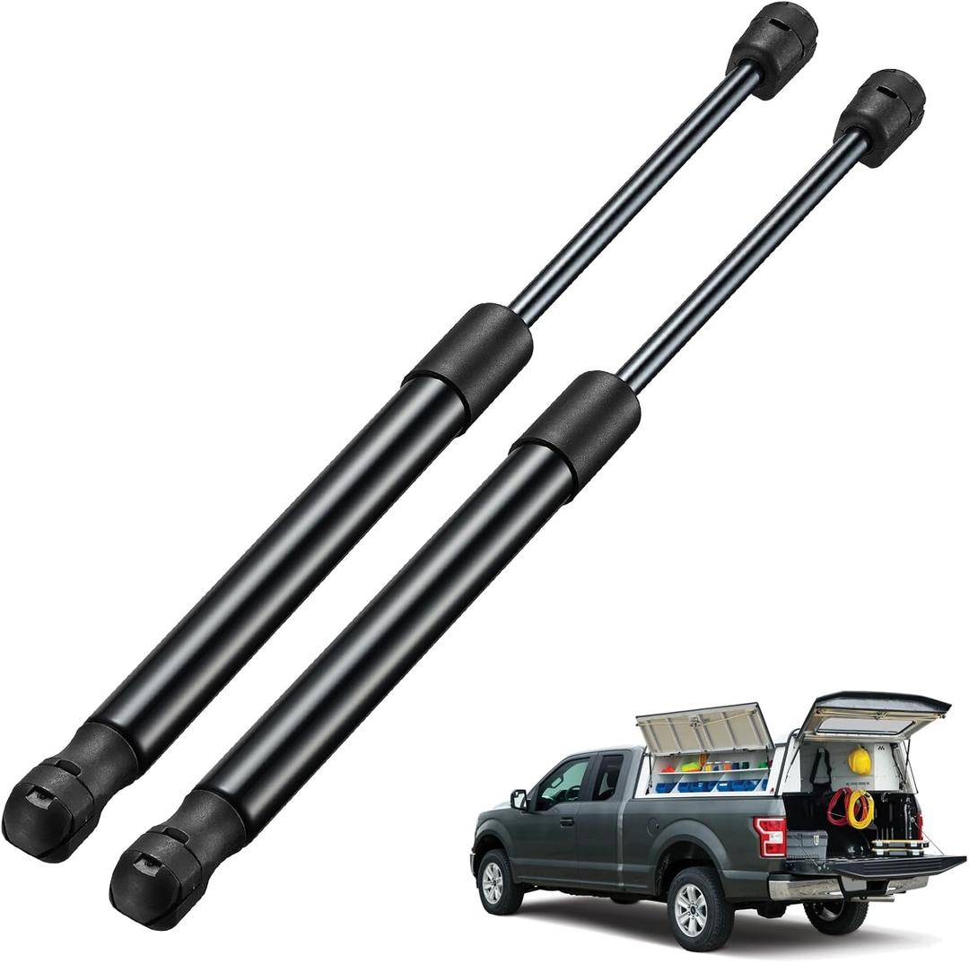 BDFHYK SX140P10 14 inch 10Lbs/45N Gas Struts Shocks Lift Support for Tool Box lid, Cabinet Door, Storage Box Lid,Hammerhead Toolbox,Camper Shell,Tool Box Lid,RV Bed, Floor Hatch, Trap Door,Set of 2