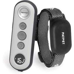 PATPET Dog Training Collar with Remote - Electric Dog Shock Collars for Small Medium Large Dogs, 3 Adjustable Safe Modes Rechargeable Waterproof E Collar for Dogs (8-120 lbs)