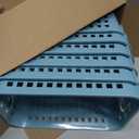 Really Good Stuff Medium Plastic Book Baskets, 11" x 7.5" x 4.5", 6 Pack, Water, Versatile Storage Solution for Classroom, Home and Office, Toy Storage, Multi-Purpose