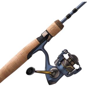 Pflueger President Spinning Reel and 4'8" Rod Combo, Ultra Light, 2-Piece Graphite Rod, Size 20 Reel, Aluminum Spool