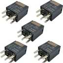 HiSport Power Relay -(Multi-Purpose Relay) 12077866 12V 35/20A Compatible with Buick,Cadillac,Chevrolet,GMC,Hummer More 5 Pack
