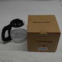 12-Cup Replacement Coffee Carafe Compatible with Mr. Coffee Coffee maker Pot, Replace Part# PLD12 PLD12-RB Series, Black Handle