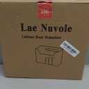 2 Pack Adhesive Mount Cabinet Door Organizer, Wall Mounted Bathroom Organizers and Storage Bins Plastic Stackable Shower Caddy Hanging Floating Shelves for Narrow Space, BPA Free (Clear)