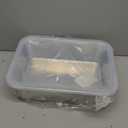 BSTKEY Pizza Dough Proofing Box, Stackable Stainless Steel Food Storage Box Container with Lid, Fits 4-6 Dough Balls, 14.1 x 10.6 Inch Large Capacity Household Pizza Dough Container