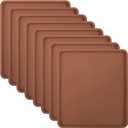 8Pcs Silicone Dehydrator Trays - Nonstick Silicone Drye Mats with Edge , Compatible with Cosori CP267-FD, Multi-purpose Reusable for Jerky, Fruit, Meat, Herbs, Vegetables, Crackers