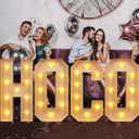 4 Pcs 3 ft HOCO Decorations 2026 Homecoming Light up Letters
