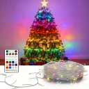 Fairy Lights 9.8FT 120LED, Battery Operated Firecracker 9.8ft