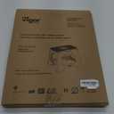 Vigar Compact Step Stool Foldable, 12-1/2-inch Step Stools for Adults up to 330 Pound, Lightweight Stool, Non-Slip Folding Step Stool, Gray