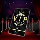 30 Sets PVC VIP Badge lanyards and Plastic Pass Cards,Perfect for Backstage Access,Breakaway Concerts, Parties, Birthdays, ensuring a and Functional Solution for Event Organizers.(Black, Gold)
