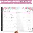 Desk Calendar 2026-2027  22" x 17" Large Desk Calendar Runs From January 2026 to June 2027