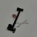 NearMoon Adjustable Shower Arm Universal Connection, Solid Brass Shower Extension Arm, Adjust Angle to Upgrade Shower Experience, Easy to Install, Anti-leak (11 Inch, Matte Black)