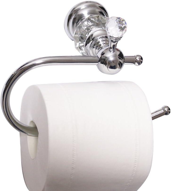 Luxury Crystal Series Toilet Paper Holder Wall Mouted, Chrome