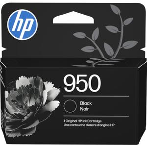 HP 950 Black Ink Cartridge | Works with OfficeJet 8600, OfficeJet Pro 251dw, 276dw, 8100, 8610, 8620, 8630 Series | Eligible for Instant Ink | CN049AN