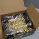 Bedwina Gold Trophy Award Mini Trophies Bulk - (Pack of 12) 6 Inch Tall Plastic Golden Statue Award, Party Themed Decorations, Winners or Appreciation Gifts Game Prizes for Adults & Kids