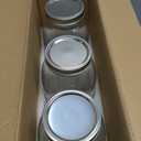 WELLIFE 3 Pack 64oz Wide Mouth Mason Jars,Half Gallon Mason Jar for Pickling, Canning, Fermenting and Food Storage, Microwave & Dishwasher Safe