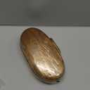 Shell Acrylic Evening Clutch Purse for Women Egg Shape Acrylic Handbags Oval Wedding Party Shoulder Crossbody Bag (Gold)