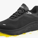 Black Non Slip Work Shoes, Water-Resistant Kitchen & Restaurant Sneakers, Cushioned Thick Midsole for All-Day Standing, Chef & Food Service Footwear, Size: 9.5 Men's