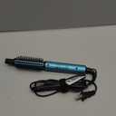 Farery Mini Thermal Brush, Curling Iron 3/4 Inch, Heated Round Brush for Volumizing and Small Curls, Travel Size Hot Brush for Short & Thin Hair, Dual Voltage, One Heat 392F, Touch-ups, Blue