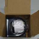 2" 52mm 12V Fuel Level Gauge Meter Kit with Nut/Bracket - 240-33ohm Boat Fuel Gauge Gas Tank Meter with E-1/2-F Pointer Dash, Universal for Car RV Yacht Marine Motorcycle (Black)