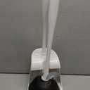 MR.SIGA Toilet Plunger and Bowl Brush Combo for Bathroom Cleaning, White, 1 Set