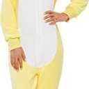 Funziez! Slim Fit Adult Onesie - Animal Costume - Plush Unisex Christmas One Piece Cosplay Suit for Women and Men Large