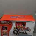 35pcs Kitchen Toy Set, Toy BBQ Grill Set, Cooking Toy Set, Little Chef Play, Kids Grill Playset Interactive BBQ Toy Set, Kids Kitchen Playset Toy Christmas Birthday Gift for Boys Girls (Black and Red)