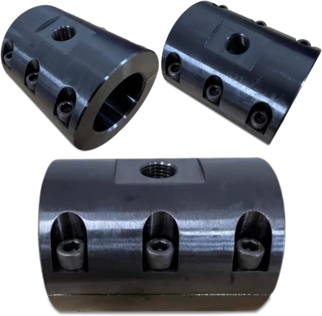 Baja Racing 1.5 Steering Tube Clamp  4130 Chromoly Steel, Black Powder Coat  High Strength, Precision Fit, Off-Road Suspension Bracket for Jeep, UTV, 4x4 Builds.