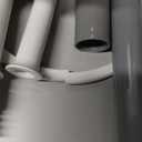 Eyliden Toilet Plunger and Brush, 2 in 1 Toilet Bowl Brush Plunger Set with Holder, Bathroom Cleaning Tools Combo with Caddy Stand (White)