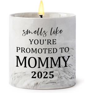 2Pack FreeJac Mom To Be Gifts New Mom Candle for First Mother, Newly Pregnant Mommy, Expectant Mother, Future Moms - 6 Oz Lavender Scented Candle for Mothers Day, Baby Shower Presents Promoted to Mommy 2025