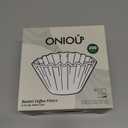 Basket Coffee Filters 8-12 Cup, 200 Count Flat Bottom Paper Filters for Drip Coffee Makers, Compatible with Mr. Coffee, BLACK+DECKER, Cuisinart, White