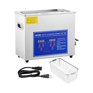 Professional Ultrasonic Cleaner, 40kHz Easy to Use with Digital Timer & Heater, Stainless Steel Lab Ultrasonic Cleaners for Machine Part Jewelry Glass Tool (10 L) Professional Ultrasonic Cleaner, 40kHz Easy to Use with Digital Timer & Heater, Stainless Steel Lab Ultrasonic Cleaners for Machine Part Jewelry Glass Tool (10 L)