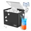 WETIE Ice Maker Countertop, 9 Bullet Ice Cubes in 6 Minutes, 26lbs/24Hrs with 2 Sizes, Portable Ice Machine with Basket, Scoop and Ice Pack, Compact ice Maker for Home, Kitchen, Camping, Party