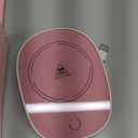 Coffee Mug Warmer with Ceramic Mug, Electric Cup Warmer for Desk, Auto Shut Off, Pink Cozy Vibes