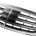 S Class Grill Front Grille Compatible with Mercedes Benz with Camera Hole W222 S550 S560 S500 2014-2020 Silver