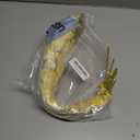 Yellow Artificial Flowers Orchids Silk Fake Flowers in Bulk, 12 Pcs (Each 38.5), For Wedding Festive Party Home Office Decoration, No Include Vase