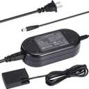 ACK-E18 Camera AC Adapter Power Supply Charger Kit for Canon EOS 750D 760D 800D 77D 200D 250D Rebel T6i T7i T6s SL2 SL3 Kiss 8000D X8i DSLR Cameras