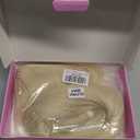 Isaic 24 Inch Synthetic Hair Toppers for Women with Thinning Hair, Clip In Crown Topper Hair Extensions with Adjustable Bandage, Layered Wiglet for Natural Coverage (Platinum Blonde)