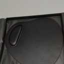 Londo PU Leather Oval Shape Non-Slip Mousepad with Wrist Rest Support, Waterproof Surface, Comfort Memory Foam, Light Ergonomic Design Mouse Pad for Laptop, Desktop (Black)