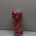 Emopeak 24Pcs Christmas Balls Ornaments for Xmas Christmas Tree - Shatterproof Christmas Tree Decorations Hanging Ball for Holiday Wedding Party Decoration (Red, 2.5"-6.2CM)