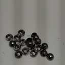 About 20 Pcs 27mm Diameter Alloy Sewing Buttons Shank Blazer Half Round Sport Woolen Coats Buttons for DIY Craft (Gunmetal)