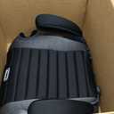 Chicco GoFit ClearTex Backless Booster Car Seat, Travel Booster Seat for Car, Portable Car Booster Seat for Children at Least 4 Years Old and 40-110 lbs., Shadow/Black