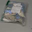 60pcs Dusty Blue Balloons 12inch with Sand White Pastel Blue and White Balloons for Wedding Gender Reveal Baby Bridal Shower Birthday Party Decorations